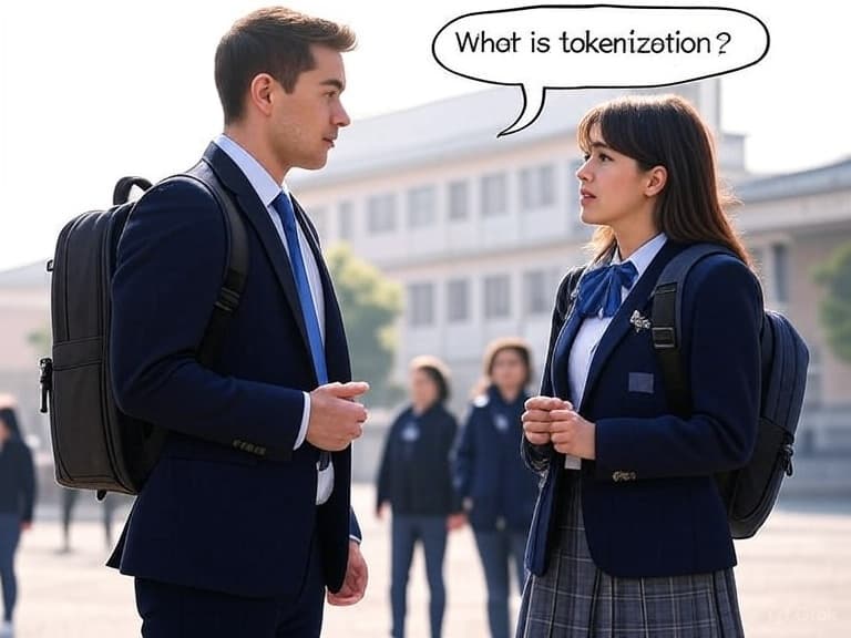 Explaining tokenization to a 1st year university student.